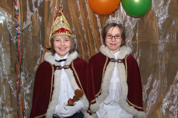 Schoolprinsenpaar Fren en Manon 05-02-2010