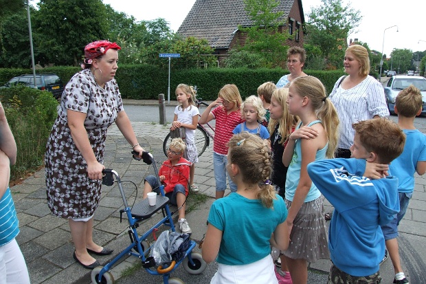 Vossenjacht (laatste schooldag Diekske) 23-07-2010