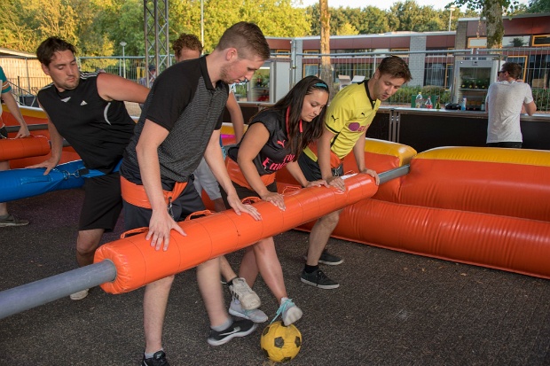 Levend voetbalspel bij de Pruuver 27-07-2018