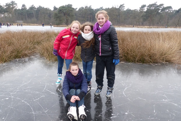 Schaatsen op 't Zevenboomsven 01-03-2018