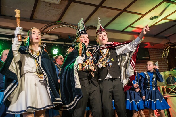 Receptie Jeugdprins Pepijn en -prinses Jill