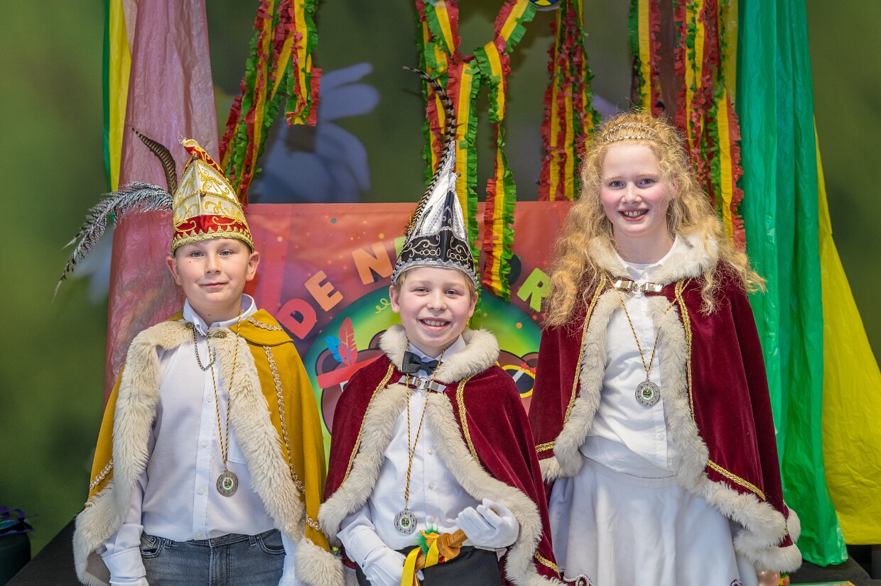 Schoolprinsenpaar Faber en Evy en aanhang 13-02-2026